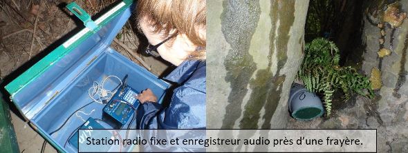 Station radio fixe et enregistreur